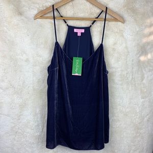 Brand New velvet designer tank
